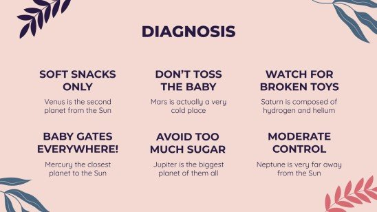 아기 안전의 달에 대한 태아 질병 인식 프레젠테이션 템플릿