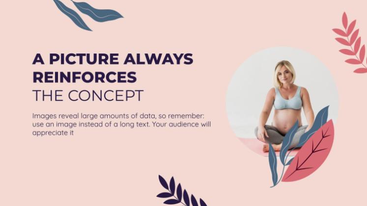 아기 안전의 달에 대한 태아 질병 인식 프레젠테이션 템플릿