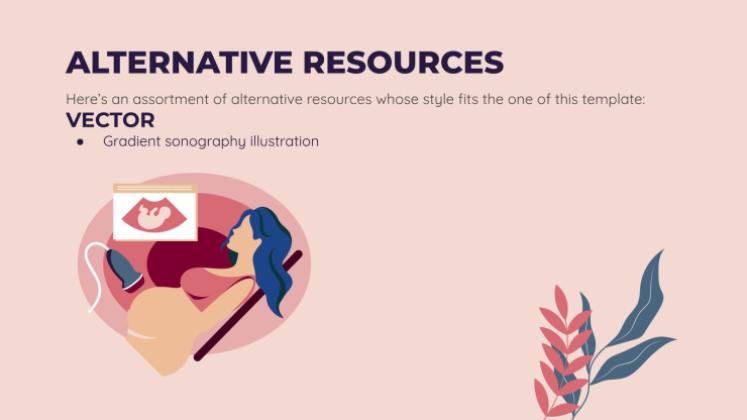 아기 안전의 달에 대한 태아 질병 인식 프레젠테이션 템플릿