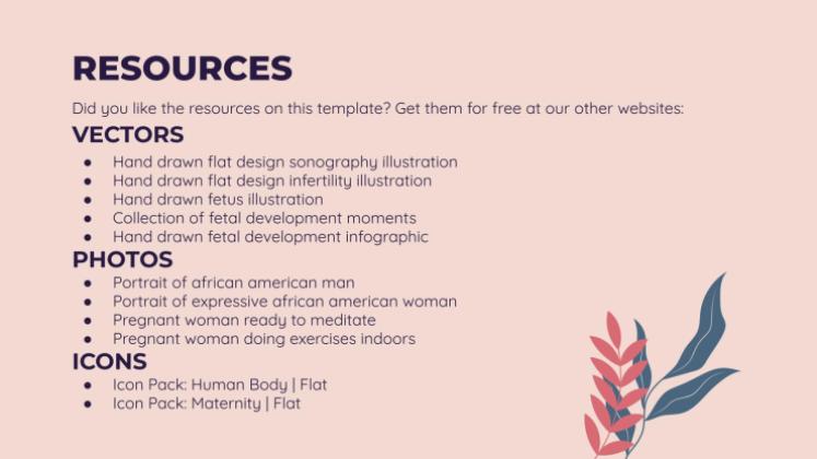 아기 안전의 달에 대한 태아 질병 인식 프레젠테이션 템플릿