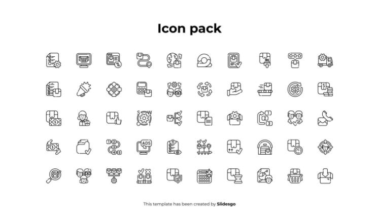 Infografiken zum Lebenszyklus eines digitalen Produkts Präsentationsvorlage