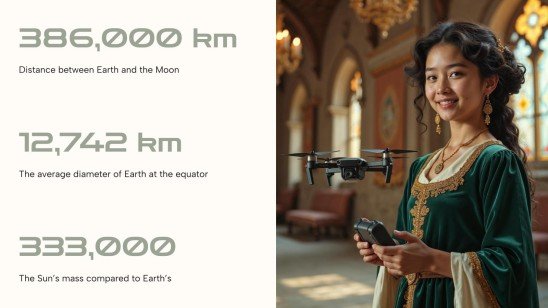 Das Mittelalter trifft auf KI Präsentationsvorlage