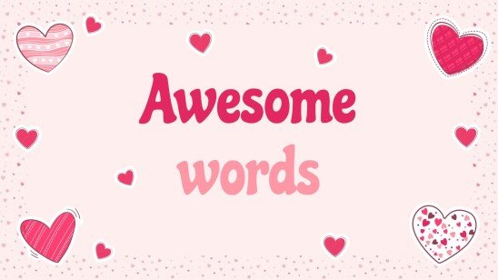 Lovely Hearts Pattern MK Plan presentation template 