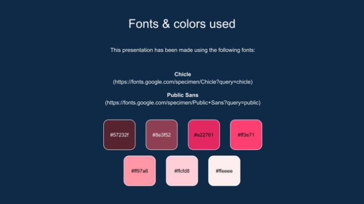 Lovely Hearts Pattern MK Plan presentation template 