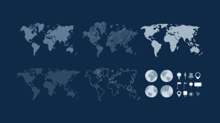 Lovely Hearts Pattern MK Plan presentation template 