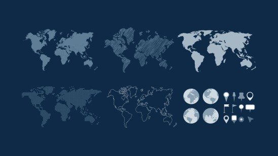Lovely Hearts Pattern MK Plan presentation template 