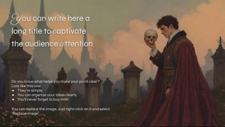 Unlocking Shakespeare's Genius presentation template 