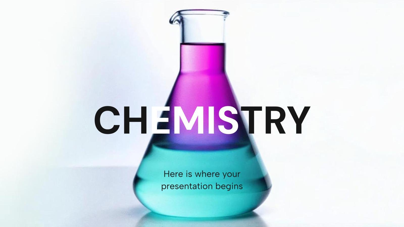 Chemistry presentation template 