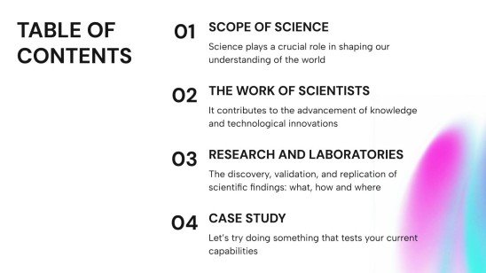 Chemie Präsentationsvorlage