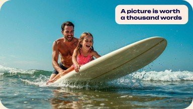 Plantilla de presentación Vibraciones de verano