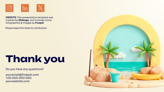 Plantilla de presentación Vibraciones de verano