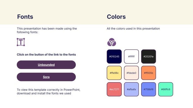 Plantilla de presentación Vibraciones de verano