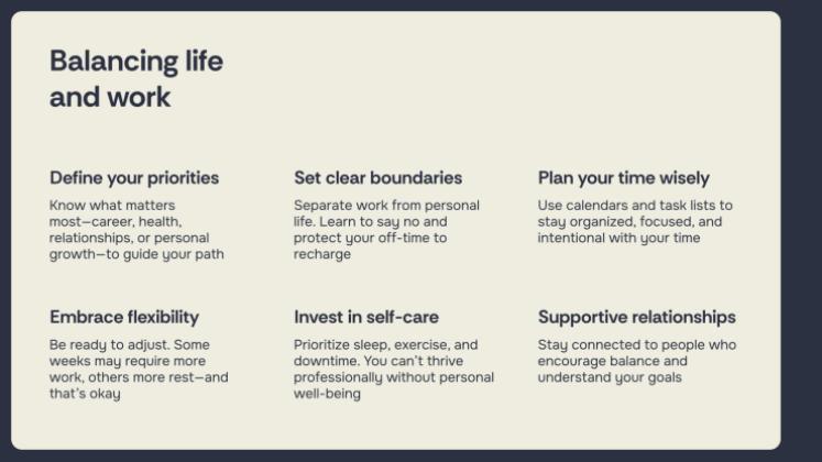 Designing Your Post-University Life Plan presentation template 