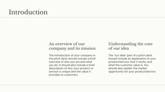 Corporate Sustainability Pitch Deck presentation template 