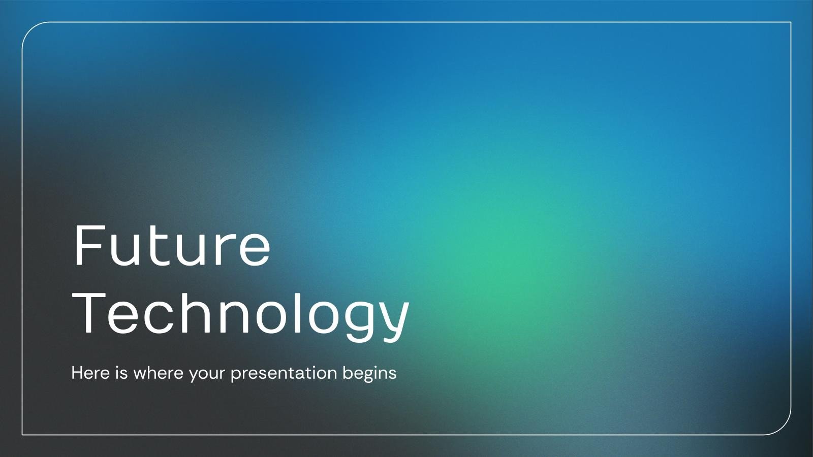 Zukunftstechnologie Präsentationsvorlage