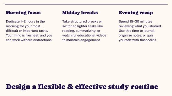 Lerntipps für den Sommer Präsentationsvorlage
