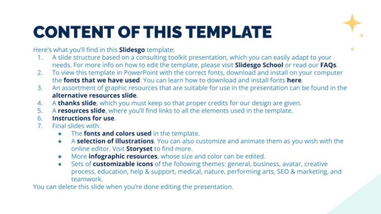 법률 컨설팅 툴킷 프레젠테이션 템플릿