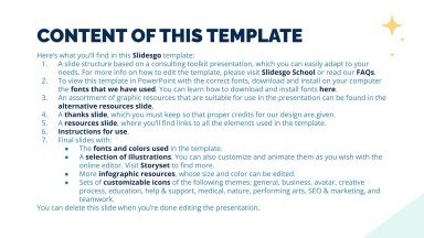 법률 컨설팅 툴킷 프레젠테이션 템플릿