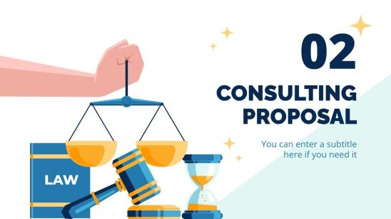 법률 컨설팅 툴킷 프레젠테이션 템플릿