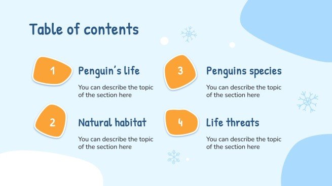 세계 펭귄의 날 프레젠테이션 템플릿