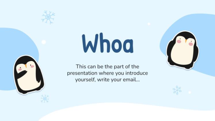 세계 펭귄의 날 프레젠테이션 템플릿