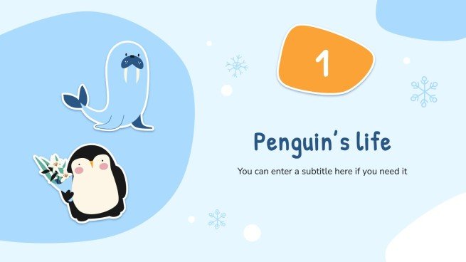 세계 펭귄의 날 프레젠테이션 템플릿