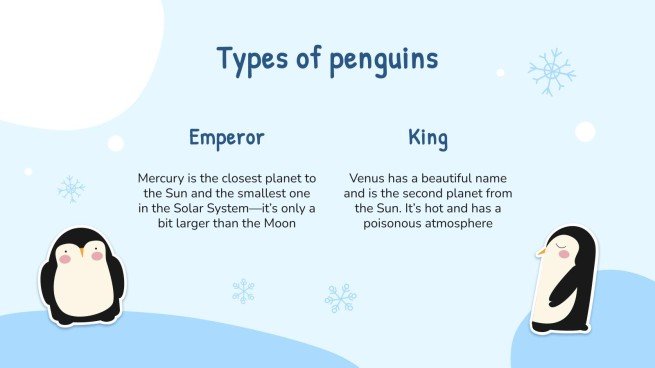 세계 펭귄의 날 프레젠테이션 템플릿