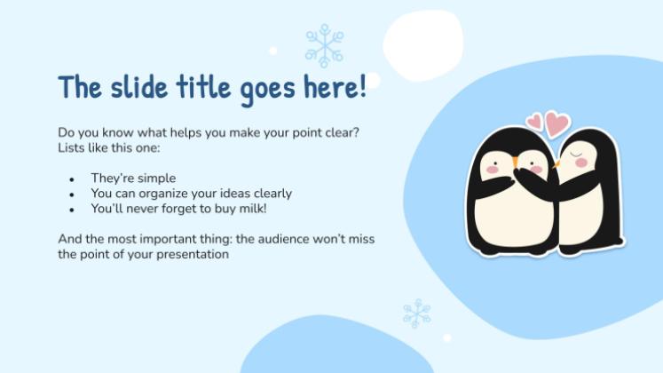 세계 펭귄의 날 프레젠테이션 템플릿