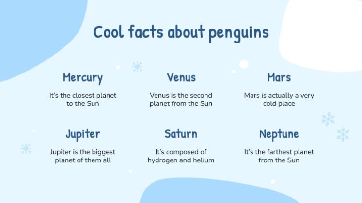 세계 펭귄의 날 프레젠테이션 템플릿