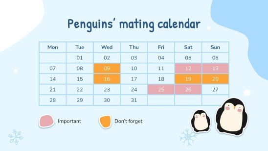 세계 펭귄의 날 프레젠테이션 템플릿