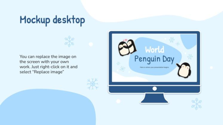 세계 펭귄의 날 프레젠테이션 템플릿