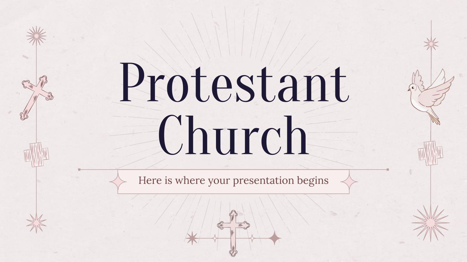 Evangelische Kirche Präsentationsvorlage