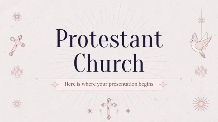 Evangelische Kirche Präsentationsvorlage