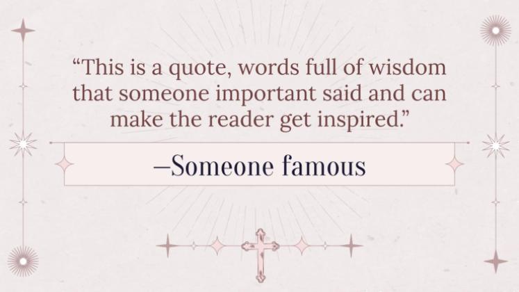 Evangelische Kirche Präsentationsvorlage