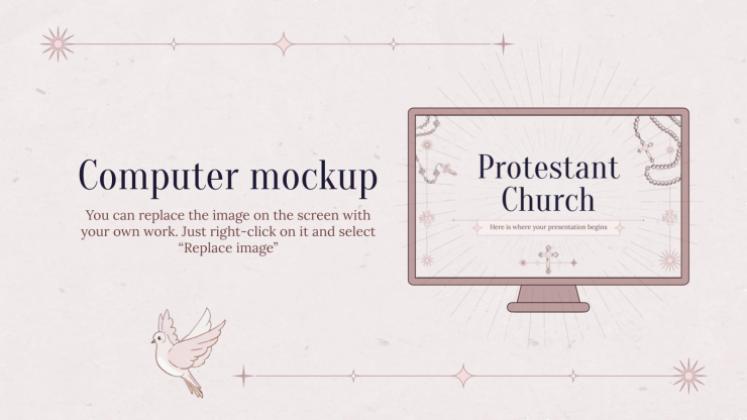 Evangelische Kirche Präsentationsvorlage