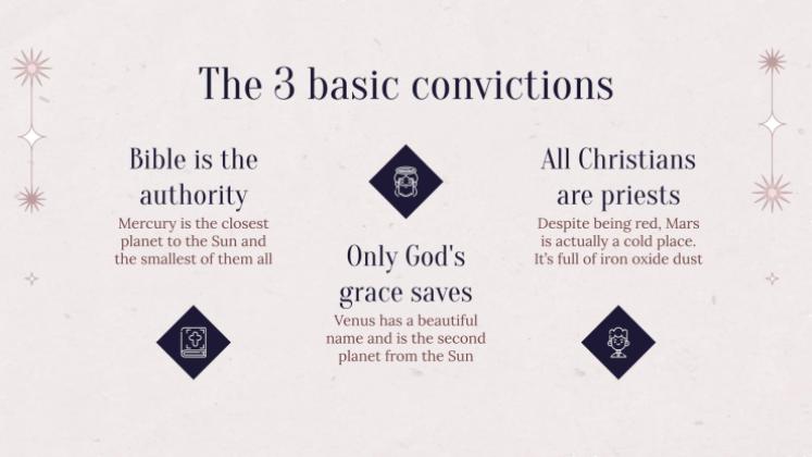 Evangelische Kirche Präsentationsvorlage