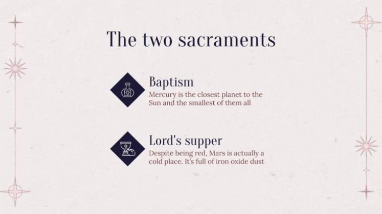 Evangelische Kirche Präsentationsvorlage