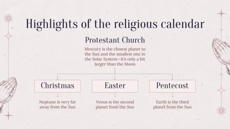 Evangelische Kirche Präsentationsvorlage