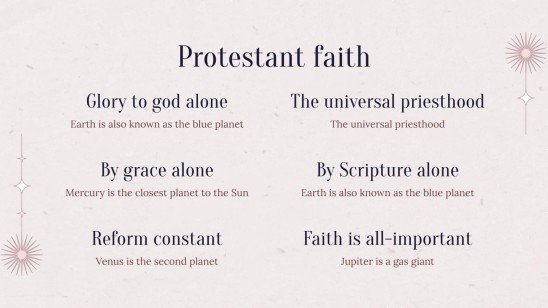 Evangelische Kirche Präsentationsvorlage