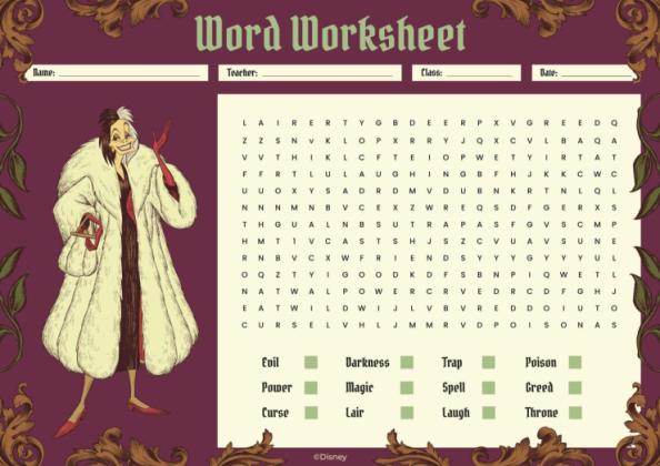 Modelo de apresentação Atividade da Cruella de Vil