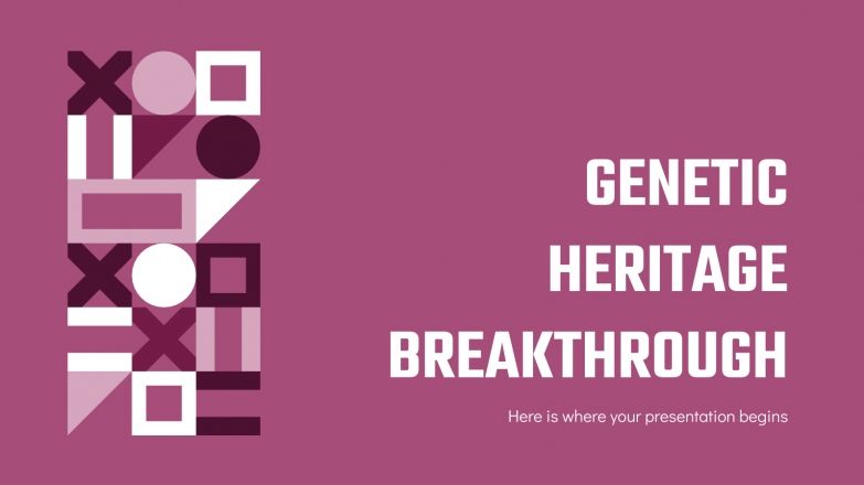 Genetic Heritage Breakthrough presentation template 