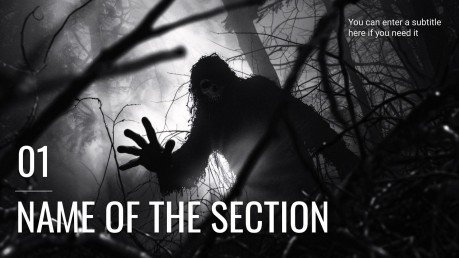 Plantilla de presentación Película de terror