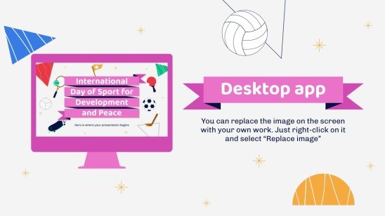 Plantilla de presentación Día Internacional del Deporte para el Desarrollo y la Paz