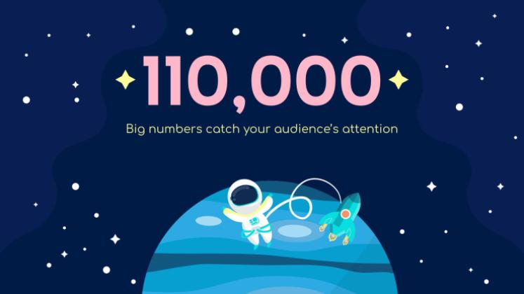 우주 탐험 수업 프레젠테이션 템플릿