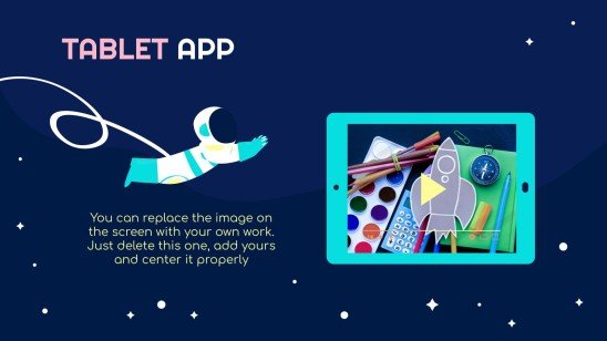 우주 탐험 수업 프레젠테이션 템플릿