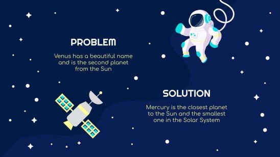 우주 탐험 수업 프레젠테이션 템플릿