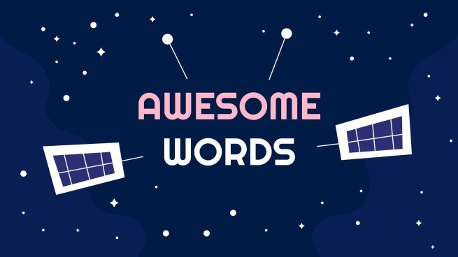 우주 탐험 수업 프레젠테이션 템플릿