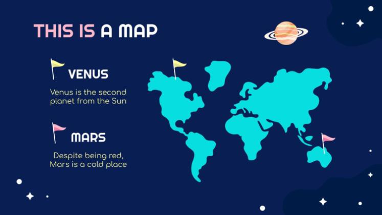 우주 탐험 수업 프레젠테이션 템플릿