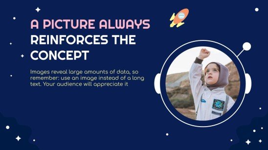 우주 탐험 수업 프레젠테이션 템플릿