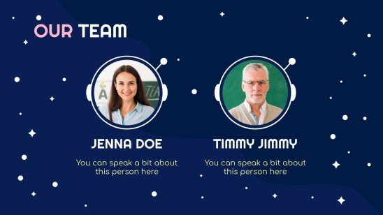 우주 탐험 수업 프레젠테이션 템플릿